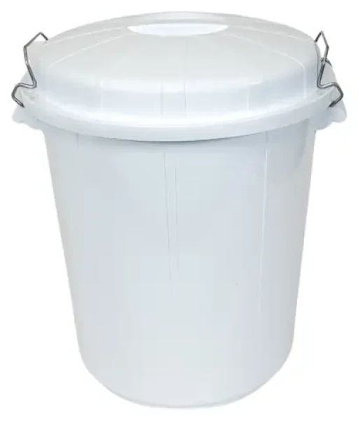 Denox Industrial biela / Nádoba na odpad / 70 l / PE-HD plast