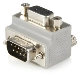 StarTech sériový adaptér DB9 pravouhlý M/F sivá / Sériový adaptér / DB9 / Pravouhlý konektor (GC99MFRA2)