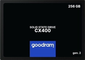 GOODRAM CX400 Gen.2 256GB / 2.5 / SATA III / 3D-NAND TLC / R: 550MBs / W: 480MBs / MTBF: 2mil / dopredaj (SSDPR-CX400-256-G2)