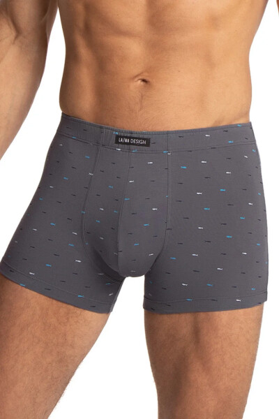 PÁNSKE ŠORTKY M-1076SZ 2-PACK TMAVĚ MODRÁ-GRAFITOVÁ L