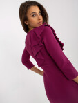 Dámske šaty LK SK 505583 tmavo fialové 42