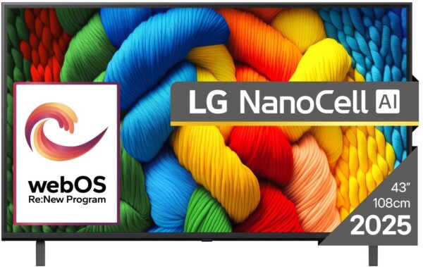 LG TV SET LCD 43" 4K/43NANO80A3B