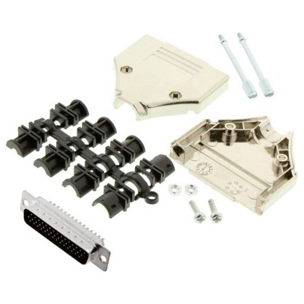 MH Connectors MHDTPK25HD44MS-K sada D-SUB kolíkové lišty 180 ° Pólov: 25 spájkovaný 1 ks; MHDTPK25HD44MS-K