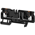 Weidmüller 2466530000 istiace svorka 5.10 mm pružinová svorka čierna 50 ks; 2466530000