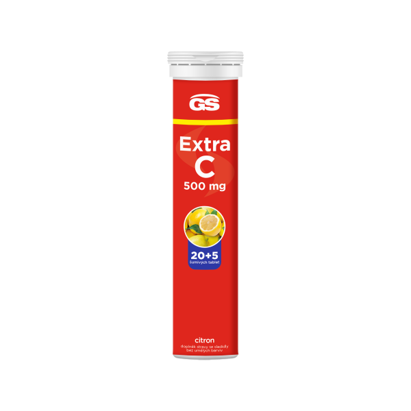 GS Extra C 500 eff.tbl. 20+5 citrón