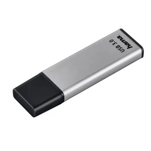 HAMA FlashPen Classic 64 GB strieborná / USB 3.0 / 40 MB/s (181053)