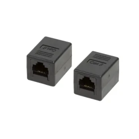LogiLink RJ-45 Cat.6 UTP čierna / Spojka / 2x RJ-45 / 1:1 (NP0034A)