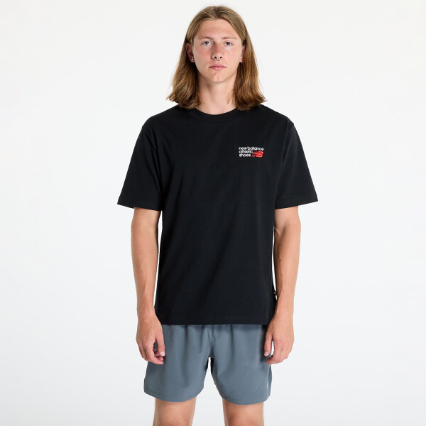 Tričko New Balance Athletics Premium Logo T-Shirt Black Bk XL