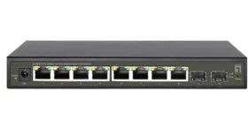 LevelOne GES-2110 / Switch / 8x Gigabit RJ45 / 2x SFP / SMART Managed L2 (GES-2110)