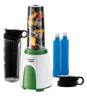 Russell Hobbs 25160-56 Explore Mixamp;Go Cool / smoothie mixér / 300 W / 1 rýchlosť / 2x 600 ml fľaša + 2x chladiaca trubica (25160-56)