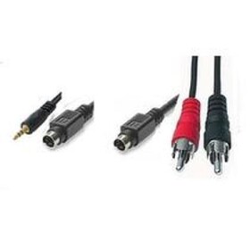PremiumCord Kábel S-Video+3,5Jack-S-Video+2xCINCH 5m (8592220009014)