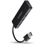 AXAGON HUE-G1A / 4x USB 3.2 Gen 1 SLIM húb / 14cm (HUE-G1A)