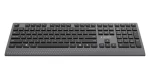 Gembird KB-MCH-06 čierna / Klávesnica / multimediálna / drôtová / USB-C adaptér / US layout (KB-MCH-06)