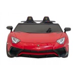 Mamido Detské elektrické autíčko Lamborghini Aventador SV červené