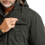 Bushman Pánska zateplená bunda Hayk, tmavozelená XL