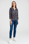 Blúzka Greenpoint TOP726W22PSL02 Paisley Pattern 02 36