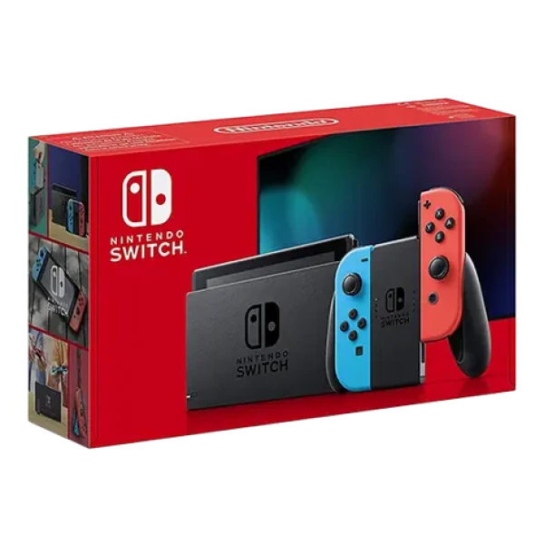 Nintendo Switch modrá červená / Herná konzola / 6,2 "LCD / 32 GB / Wi-Fi 5 / Bluetooth 4.1 (045496453596)