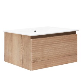 Kúpeľňová skrinka s umývadlom Naturel Savona 98x43x44, 8 cm dub halifax mat SAVONA100DH SAVONA100DH