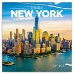 NOTIQUE Poznámkový kalendár New York 2026 - Západná / 30 x 30 cm (PGP-35156-Z)