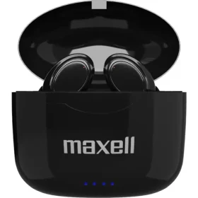Maxell Bass Sync čierna / Bezdrôtové TWS slúchadlá / BT 5.0 / až 15 hod / Nabíjacie púzdro / USB-C