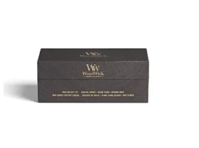 Woodwick darčekový set Evening Onyx, Solar Ylang, Coastal Sunset - váza malá 3 ks / doba horenia: až 30h (5038581123745)