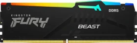Kingston Fury Beast Black RGB 32GB (1x32GB) DDR5 5600MHz/CL40/DIMM/ECC/XMP (KF556C40BBA-32)