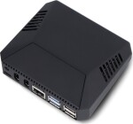 Argon40 Obudowa Argon ONE V3 do Raspberry Pi 5 - z ventilátorem i radiatorem - aluminiowa - Čierna}
