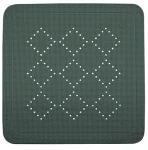 Spirella ALASKA protišmyková podložka do sprchy tmavo zelená / PVC / 55 x 55 cm