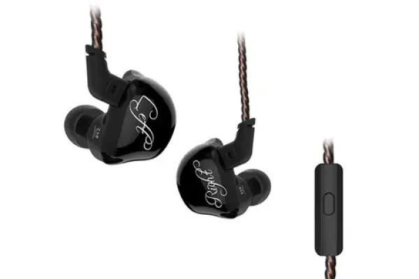 KZ ZSR Slúchadlá s mikrofónom (Black) (6970493060635)