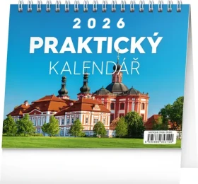 NOTIQUE Stolný kalendár Praktický kalendár s citátmi 2026, 16,5 x 13 cm (PGS-35310)