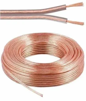 PremiumCord kábel na prepojenie reprosústav / Repro kábel / 99,9% meď / 2x0,75 mm2 / 50 m (kjpr-03-50)