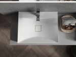 MEXEN - Poli umývadlo na dosku liaty mramor 60 x 48, biela 23026001