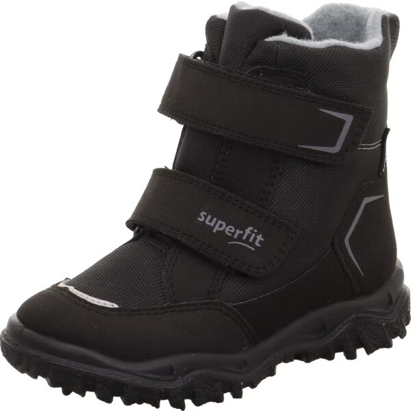 Chlapčenské zimné topánky HUSKY Black/Light Grey Superfit 1-006081-0000 - 28