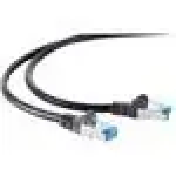 Shiverpeaks CAT6a S/FTP čierna / Patch kábel / 0,5 m / 500 MHz / RJ-45 (BS75711-0.5S)