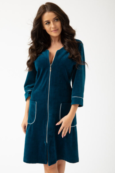 Dámsky župan FR-331 - Dorota XL tmavě fialová