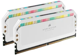 Corsair Dominator Platinum White 32GB (2x 16GB) DDR5 6200MHz/CL36/DIMM/RGB/XMP/1.3V (CMT32GX5M2X6200C36W)