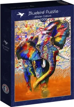 BlueBird Puzzle Africké farby