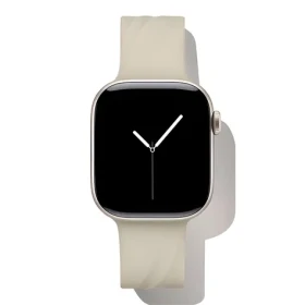 Ideal Soft Swirl 38/40/41/42 S/M Cloud Dancer / Silikónový remienok / pre Apple Watch / 20 mm (IDSSWB-3842-SM-608)