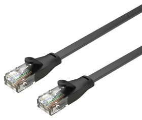 Unitek plochý patch kábel UTP Cat.6 15m / Patch kábel / RJ45-RJ45 (C1814GBK)