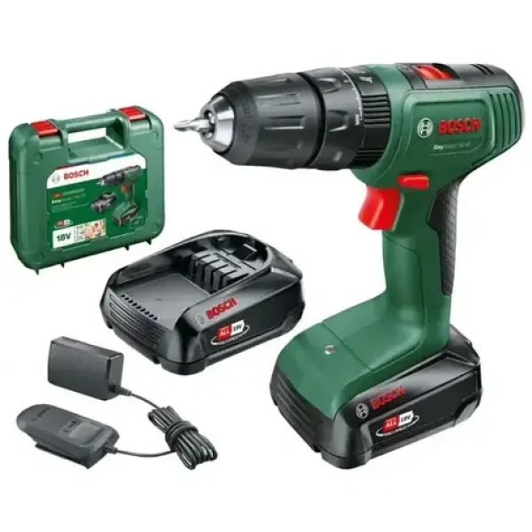 BOSCH EasyImpact 18V-40 / Aku príklepový skrutkovač / 18V / 1630 ot-min / 2x 1.5Ah (06039D8102)