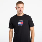 Tričko Tommy Hilfiger Linear Flag Graphic Tee Black XL