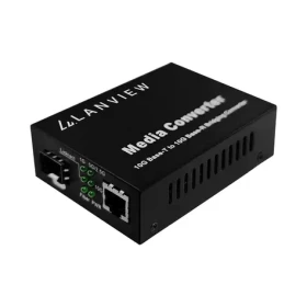 Lanview mediakonvertor SFP+ 10GBase-X - RJ45 10GBase-T / Mediakonvertor / Kov / IP20 (LVN-MED-SFP+-10GB-X)