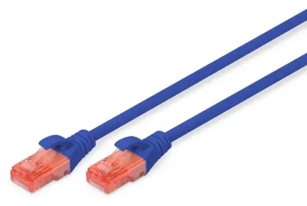Digitus CAT 6 U-UTP modrý / Patch kábel / PVC / 3 m (DK-1612-030/B)