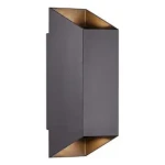 Nordlux Nico Square 22 čierna / Vonkajšie nástenné svetlo / GU10 / 2x35W / LED (2218221003)