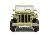 Mamido Mamido Detský elektrický Jeep Willys 24V 4x4 trojmiestny béžový