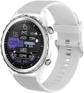 CARNEO Queen HR+ BT call strieborná / Chytré hodinky / 1.43 "/ IP67 / AMOLED / BT (8588009299059)