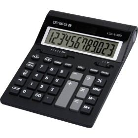 Olympia LCD 612 SD stolná kalkulačka čierna Displej (počet miest): 12 na batérie (š x v x h) 212 x 42 x 162 mm; 941911006