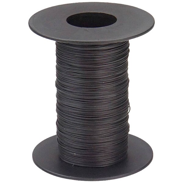Donau Elektronik 110-1-100 opletenie / lanko, 1 x 0.04 mm², čierna, 100 m; 110-1-100