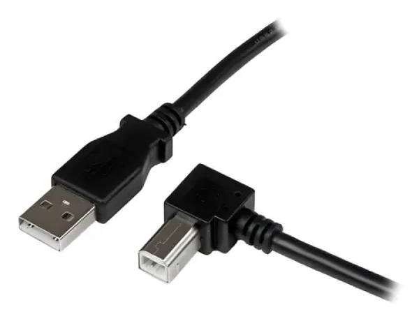 StarTech kábel USB-A - USB-B lomený čierna / Kábel / 3 m (USBAB3MR)