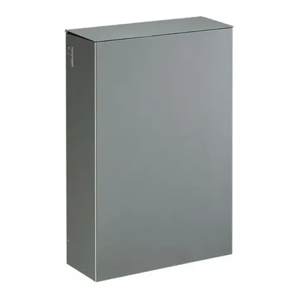 Rossignol Stella 51349 metalovo šedý / Nástenný kôš s vekom / 20 L (3019920513498)